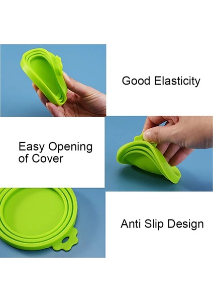 Green-2pcs Silikon Pet Konserve Kapağı Taşınabilir Köpekler Kediler Depolama Teneke Kapak Kapağı Yumuşak Mühür Kapak Konserve Kapak Evcil Hayvan Ürünleri Sağlık Pet Günlük Malzemeleri (Yurt Dışından) fırsatları