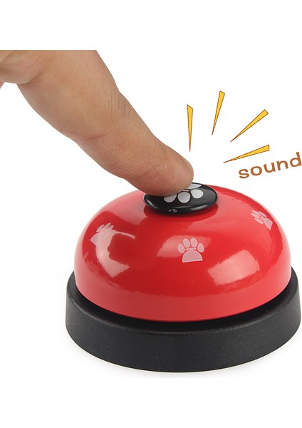 Beyaz Pet Oyuncak Eğitim Interaktif Oyuncak Denilen Akşam Yemeği Küçük Çan Ayak Izi Halka Köpek Oyuncakları Teddy Yavru Kedi Evcil Hayvan Çağrı Besleme Hatırlatma (Yurt Dışından) indirimleri