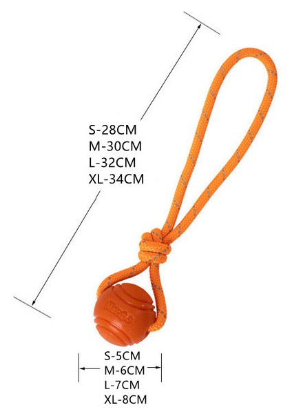 Turuncu L-7cm Köpek Topu Yıkılmaz Çiğnemek Kabarık Lastik Top Oyuncaklar Pet Köpek Oyuncak Topu Dize ile Büyük Köpek Yavrusu Oyunları Için Interaktif Oyuncaklar Oyuncaklar (Yurt Dışından)