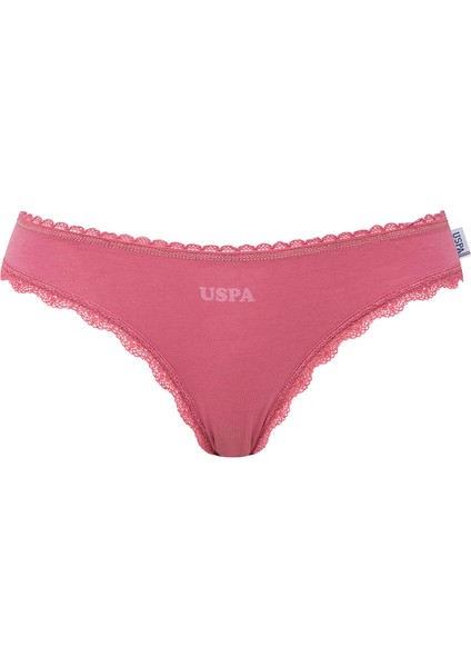 Kadın Lacivertvert - Gülkurusu -Baskılı 3'lü Slip