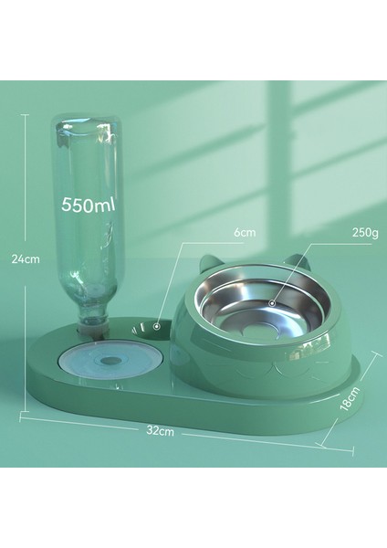 Paslanmaz Kase Yeşil Surrunme Paslanmaz Çelik Veya Seramik Kase Kedi Çift Köpek Kasesi Otomatik Su Tiryakisi Mama Besleyici Dağıtıcı Evcil Hayvan Yiyecek Içecek (Yurt Dışından) fiyatları