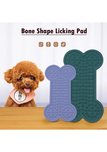 Açık Mor 11X20 cm Kemik Şekilli Evcil Köpek Yavaş Besleyiciler Yalama Mat, Can Sıkıntısı Kaygı Azaltıcı Yavaş Besleme Kasesine Eğlenceli Alternatif Kedi Köpek Silikon Yalama Pedi (Yurt Dışından) fiyatları