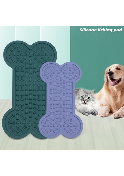 Açık Mor 11X20 cm Kemik Şekilli Evcil Köpek Yavaş Besleyiciler Yalama Mat, Can Sıkıntısı Kaygı Azaltıcı Yavaş Besleme Kasesine Eğlenceli Alternatif Kedi Köpek Silikon Yalama Pedi (Yurt Dışından) modelleri
