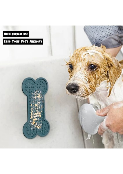 Açık Mor 11X20 cm Kemik Şekilli Evcil Köpek Yavaş Besleyiciler Yalama Mat, Can Sıkıntısı Kaygı Azaltıcı Yavaş Besleme Kasesine Eğlenceli Alternatif Kedi Köpek Silikon Yalama Pedi (Yurt Dışından) fırsatları
