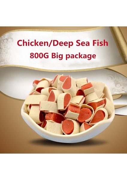 01 800G 800G Pet Gıda Aperatifler Evcil Hayvan Tavuk Derin Deniz Balıkları Morina Suşi Sağlıklı Molar Temizleme Dişleri Köpek Aperatifler Eğitim Ödül Pet Malzemeleri (Yurt Dışından) modelleri
