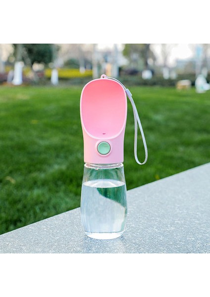 450 ml Pembe N Taşınabilir Su Şişesi Köpekler Için Yavru Içme Suyu Şişesi Seyahat Pet Tiryakisi Sızdırmaz Köpek Kase Gıda Kapları Köpek Aksesuarları (Yurt Dışından)