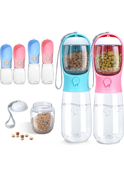 450 ml Pembe N Taşınabilir Su Şişesi Köpekler Için Yavru Içme Suyu Şişesi Seyahat Pet Tiryakisi Sızdırmaz Köpek Kase Gıda Kapları Köpek Aksesuarları (Yurt Dışından) fiyatları