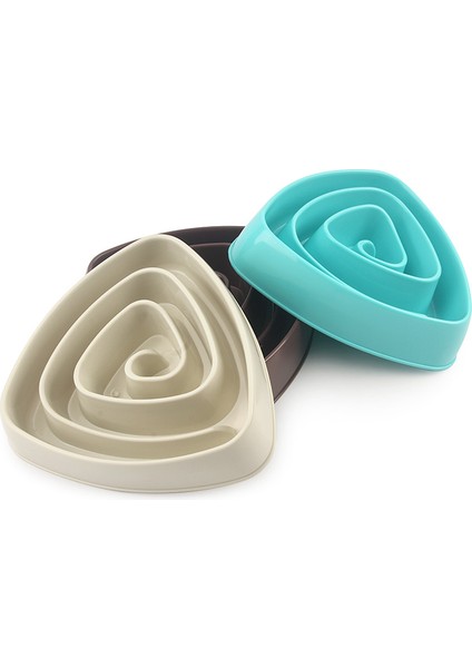 Koyu Kahverengi Üçgen Köpek Yavaş Yeme Eğitim Kase Yavru Yavru Plastik Gıda Besleme Kasesi Pet Boğulmayı Önleyin Besleyici Pet Köpek Kaseleri (Yurt Dışından) modelleri