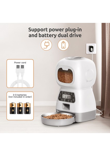 Sensör Çeşmesi App Kontrolü Otomatik Köpek Kedi Besleyici 3.5l Kuru Gıda Dağıtıcı Artı 2l Sensör Çeşmesi Küçük Orta Evcil Hayvan Akıllı Besleyiciler Için Uygun (Yurt Dışından) fırsatları