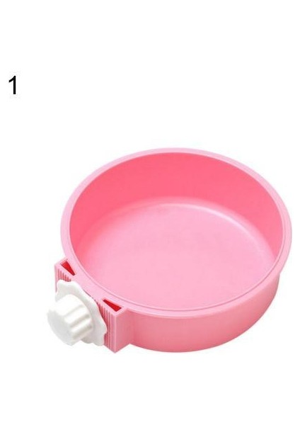 Açık Pembe Type1 S Yeni Moda Paslanmaz Çelik Asılı Besleme Besleyici Kafes Sabit Gıda Su Pet Kedi Köpek Kase Pet Köpek Kedi Malzemeleri Aksesuarları (Yurt Dışından)