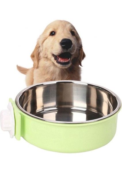 Açık Pembe Type1 S Yeni Moda Paslanmaz Çelik Asılı Besleme Besleyici Kafes Sabit Gıda Su Pet Kedi Köpek Kase Pet Köpek Kedi Malzemeleri Aksesuarları (Yurt Dışından) fırsatları