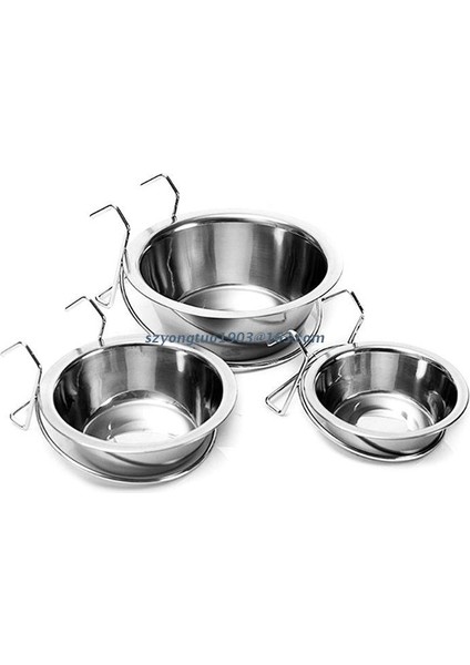 S Paslanmaz Çelik Pet Asılı Kase Sıçanlar Gine Domuz Besleyici Kümesi Bardak Kafesi Ev Kapalı Açık Alan Tasarrufu Kaynağı (Yurt Dışından)