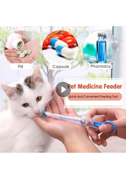 1 Adet Mavi 1 Adet Pet Şırınga Tablet Hap Tabancası Itme Dağıtıcı Ilaç Su Süt Şırınga Köpek Kedi Tüp Besleyici Araçları Köpek Kedi Evcil Hayvan Aksesuarları (Yurt Dışından) fırsatları