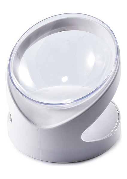 Beyaz Yeni Evcil Hayvan Mama Kasesi Köpek Kedi Besleme Kasesi Standı ile Omurga Besleyici Kitty Plaka Köpek Yemeği Içme Şişesi Köpek Su Kasesi (Yurt Dışından)