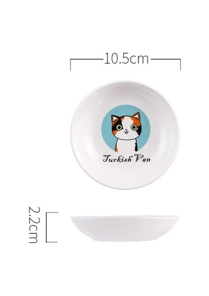 Mavi S Yeni Yaratıcı Sevimli Kedi Küçük Tabak Şekli Mini Plaka Seramik Karikatür Tabak Yaratıcı Atıştırma Tabağı Chinchilla Sincap Kirpi Kase (Yurt Dışından) fiyatları