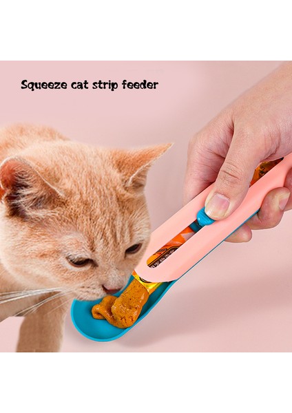 Kedi Pedi Bir Pet Kedi Besleme Kepçe Düğmesi Basılan Tasarım Taşınabilir Gıda Uzun Şerit Kedi Aperatif Sıkacağı Besleyici Çok Amaçlı Kaşık Evcil Hayvan Malzemeleri (Yurt Dışından) fiyatları