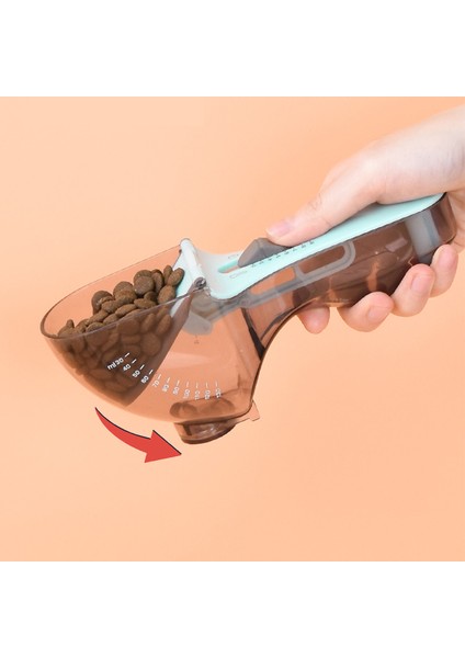 Turuncu 130 ml Kepçe Köpek Mutfak Ölçüm Kaşıkları Aksesuarları Kedi Maması Malzemeleri Kase Besleyici Hamster Tavşan Yükseltilmiş Besleme Kiti Evcil Hayvan Kabı (Yurt Dışından) modelleri