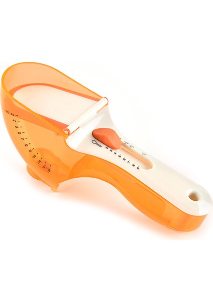 Turuncu 130 ml Kepçe Köpek Mutfak Ölçüm Kaşıkları Aksesuarları Kedi Maması Malzemeleri Kase Besleyici Hamster Tavşan Yükseltilmiş Besleme Kiti Evcil Hayvan Kabı (Yurt Dışından) fırsatları