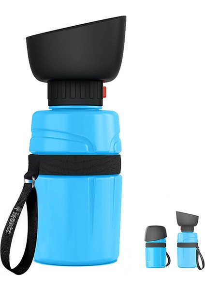 Mavi Yeni Taşınabilir Köpek Su Şişesi Katlanabilir Pet Besleyici Kase Su Şişesi Evcil Hayvan Açık Seyahat Içme Bpa Ücretsiz Köpek Kaseleri Içecek Kasesi (Yurt Dışından)