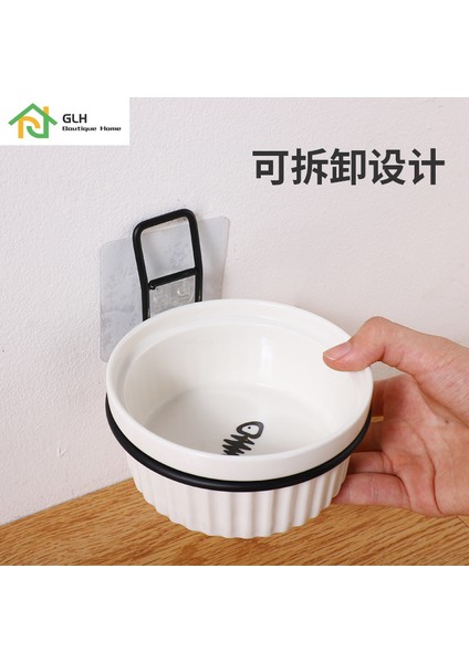 C Duvara Monte Seramik Kedi Köpek Maması Kaseleri Pet Kedi Köpek Besleme Ürünü Gıda Su Kasesi Kedi Köpek Için Evcil Hayvan Malzemeleri (Yurt Dışından) fırsatları