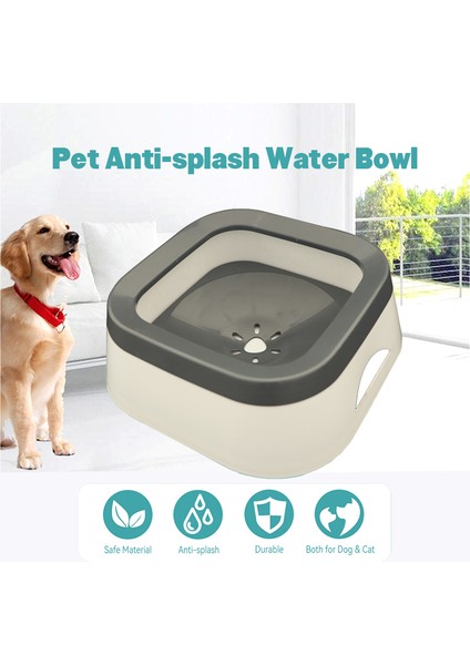 Siyah 1000 ml Anti-Sıçrama Su Kasesi Köpekler Için 1l Büyük Kapasiteli Tiryakisi Suluklar Köpek Suluk Yavru Evcil Hayvan Aksesuarları (Yurt Dışından) modelleri