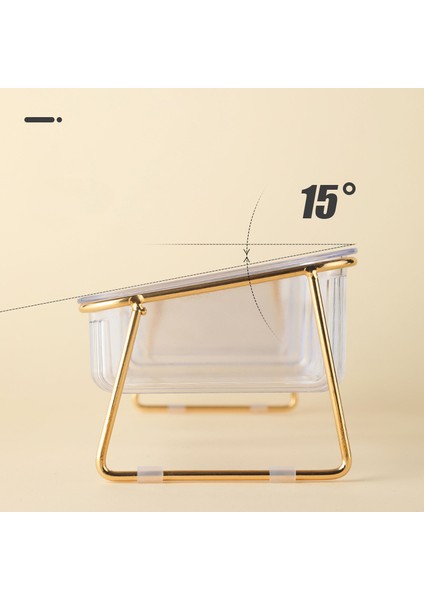 Çift Kase Kedi Çift Kase Eğimli Yükseltilmiş Pet Besleme Su Kasesi Metal Standlı Koruma Servikal Kaymaz Besleyici Çanak Köpek Malzemeleri Için (Yurt Dışından) fırsatları