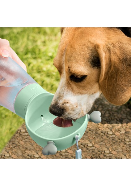 Kulak Yeşil S Taşınabilir Köpek Su Şişesi Açık Pet Su Gıda Şişesi Köpek Seyahat Suluk Yürüyüş Kedi Besleyici Kase Su Sebili Besleyici (Yurt Dışından) modelleri