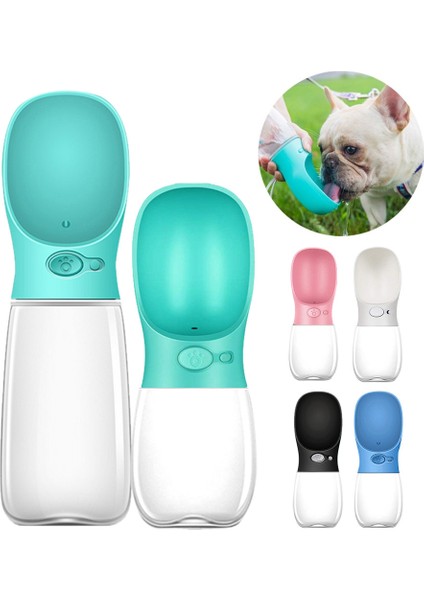 Siyah 550 ml 350 ML/550 ml Taşınabilir Köpek Su Şişesi Kase Açık Yürüyüş Köpek Pet Seyahat Su Şişesi Kedi Suluk Köpekler Malzemeleri (Yurt Dışından)