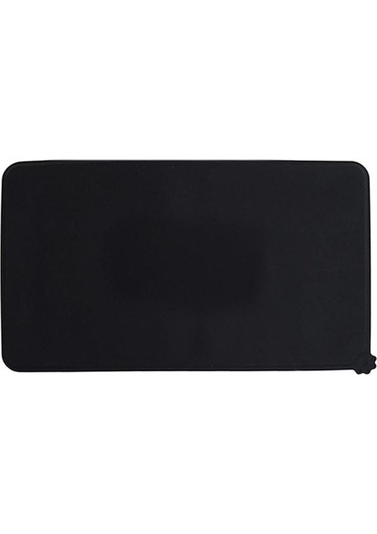 Siyah (47X29.5 Cm) Su Geçirmez Kaymaz Silikon Pet Placemat Gıda Tavası Mat Sınır Köpek Besleyiciler Gıda Sınıfı Silikon Kase Mat Evcil Hayvan Malzemeleri 40*29.5 (Yurt Dışından) fırsatları