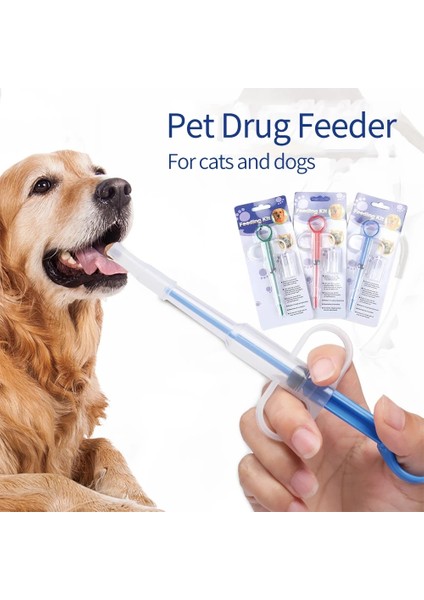 Kırmızı 1 Pc Pet Ilaç Şırınga Tablet Hap Tabancası Piller Itme Dağıtıcı Ilaç Su Süt Şırınga Köpek Kedi Tüp Besleyici Araçları Besleyici (Yurt Dışından) modelleri