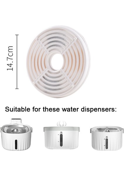 J-4pcs Yedek Filtre Kedi Köpek Su Içme Çeşmesi Aktif Karbon Değiştirilmiş Filtreler 2/3/4 Pcs Çeşme Filtre Süngeri (Yurt Dışından) indirimleri