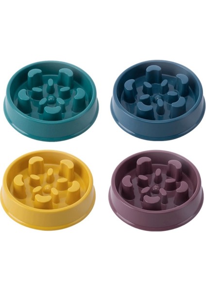 11 Resimde Görüldüğü Gibi Pet Köpek Kasesi Yavaş Besleyici Plastik Yavru Kedi Yemek Tabağı Kase Anti-Yutkunma Yemek Tabağı Besleme Köpek Kedi Mama Kasesi Malzemeleri (Yurt Dışından)