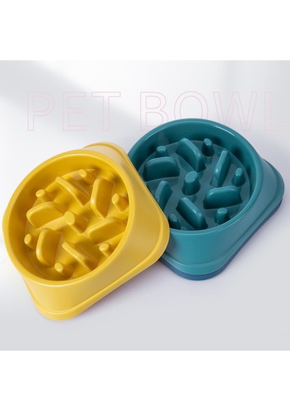 11 Resimde Görüldüğü Gibi Pet Köpek Kasesi Yavaş Besleyici Plastik Yavru Kedi Yemek Tabağı Kase Anti-Yutkunma Yemek Tabağı Besleme Köpek Kedi Mama Kasesi Malzemeleri (Yurt Dışından)