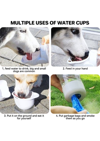 White1 22X9 cm Taşınabilir Köpek Su Şişesi Gıda ve Su Konteyneri Köpek Yavrusu Evcil Hayvanlar Için Besleyici Kase Açık Seyahat Içme Kaseleri Su Sebili (Yurt Dışından) fırsatları