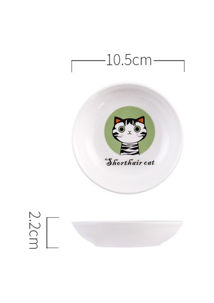 Yeşil S Yeni Yaratıcı Sevimli Kedi Küçük Tabak Şekli Mini Plaka Seramik Karikatür Tabak Yaratıcı Atıştırma Tabağı Chinchilla Sincap Kirpi Kase (Yurt Dışından) fiyatları