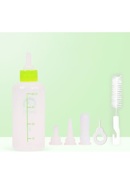 Resim Olarak 60ML Pet Biberon Köpek ve Kedi Biberon Yenidoğan Yavru Kedi Biberon 60ML 150ML Pet Silikon Meme Biberon (Yurt Dışından) fiyatları