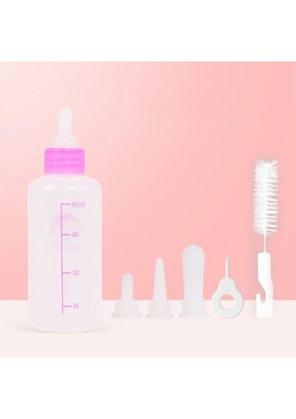 Resim Olarak 60ML Pet Biberon Köpek ve Kedi Biberon Yenidoğan Yavru Kedi Biberon 60ML 150ML Pet Silikon Meme Biberon (Yurt Dışından) modelleri