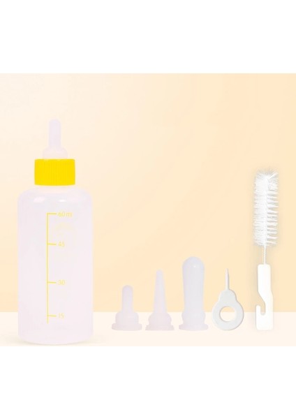 Resim Olarak 60ML Pet Biberon Köpek ve Kedi Biberon Yenidoğan Yavru Kedi Biberon 60ML 150ML Pet Silikon Meme Biberon (Yurt Dışından) indirimleri