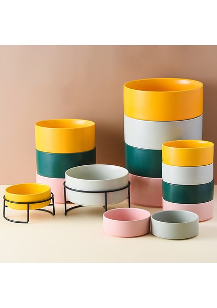 Beyaz Standı ile 400 ml 1800 ml Köpek Maması Su Kaseleri Seramik Yükseltilmiş Kedi Içme Yeme Besleyiciler Nordic Pet Büyük Kapasiteli Kase (Yurt Dışından) fiyatları