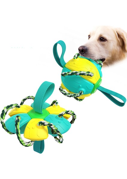 Sarı Ufo Köpek Ufo Besleyici Oyuncaklar Evcil Hayvan Mama Kabı Aperatifler Yatırmak Için Eğitici Gıda Dağıtımı Iq Takip Otomatik Top Atıcı Interaktif Для Собак (Yurt Dışından)