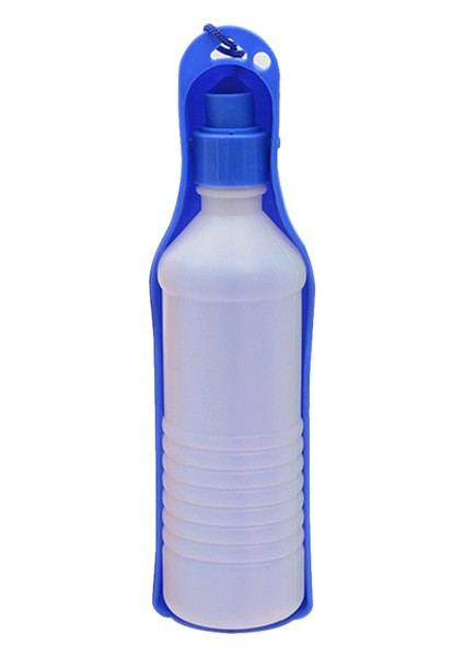 Mavi Pet Köpek Su Şişesi 250 ml Katlanabilir Taşınabilir Içme Suyu Şişesi Seyahat Açık Içme Besleyici Kase 1 Pc (Yurt Dışından)