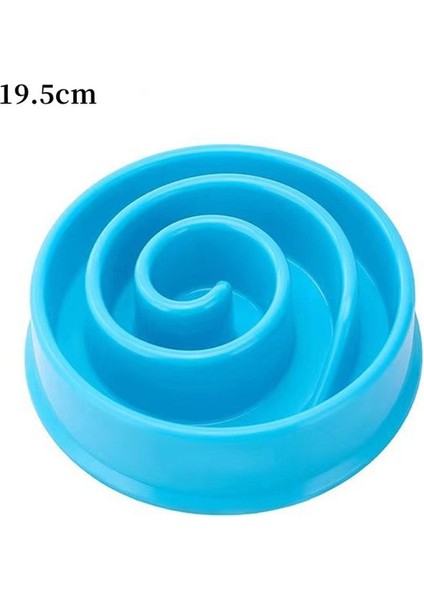 Spiral Mavi 20X4.5 cm Pet Köpek Yavaş Besleyici Kase Eğlenceli Kaymaz Anti-Gulping Yavaş Gıda Besleme Yemekleri Büyük Orta Küçük Köpekler Için Eko Köpek Kase Köpek Yavrusu (Yurt Dışından) fiyatları