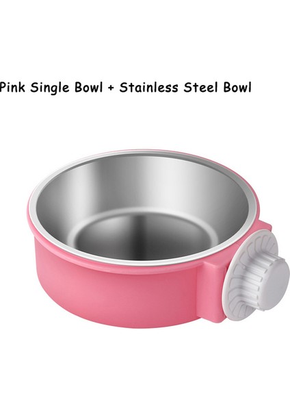 Çift Kase Pembe S 4X13CM Çift Kedi Kase Asılı Köpek Kase Evcil Hayvan Besleme Kedi Su Kasesi Köpek Maması Sabit Kafes Köpekler Için Pet Asılı Kaseler Besleyici Ürün (Yurt Dışından) fiyatları