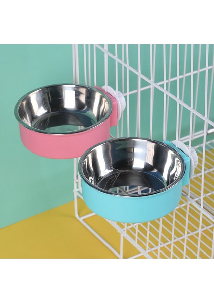 Çift Kase Pembe S 4X13CM Çift Kedi Kase Asılı Köpek Kase Evcil Hayvan Besleme Kedi Su Kasesi Köpek Maması Sabit Kafes Köpekler Için Pet Asılı Kaseler Besleyici Ürün (Yurt Dışından) modelleri