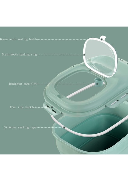 Pembe Katlanabilir Pet Köpek Maması Saklama Kabı Kuru Kedi Maması Kutusu Çanta Nem Geçirmez Mühür Hava Geçirmez Ölçüm Fincan Yavru Kedi Kumu Ürünleri (Yurt Dışından) indirimleri