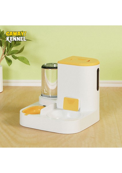 Mavi 27.6X27.6X24.5CM Cawayı Köpek Büyük Kapasiteli Kedi Otomatik Besleyici Su Sebili Islak ve Kuru Ayırma Köpek Maması Kabı Içme Suyu Kasesi (Yurt Dışından) fiyatları