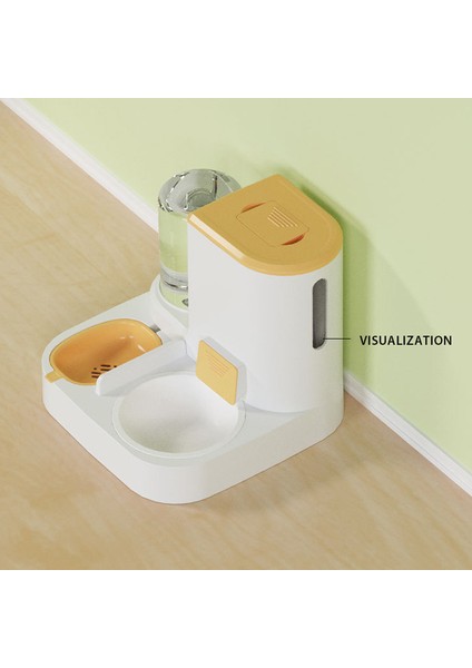 Mavi 27.6X27.6X24.5CM Cawayı Köpek Büyük Kapasiteli Kedi Otomatik Besleyici Su Sebili Islak ve Kuru Ayırma Köpek Maması Kabı Içme Suyu Kasesi (Yurt Dışından) fırsatları