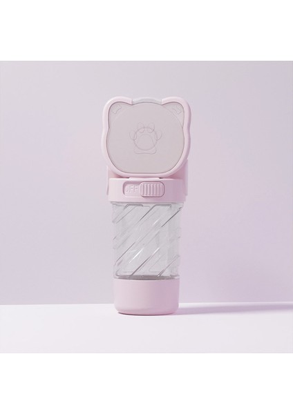 Pembe Köpek Gezi Su Bardağı Şişe Taşınabilir Bardak Yürüyüş Köpek Su Şişesi Pet Içme Suyu Besleme Gıda Atıkları Dag Entegre Bardak (Yurt Dışından)