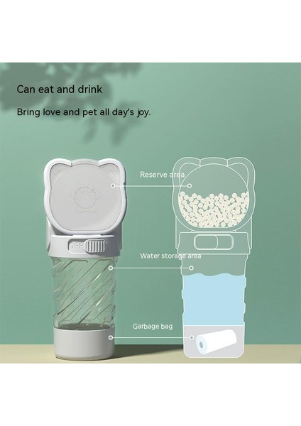 Pembe Köpek Gezi Su Bardağı Şişe Taşınabilir Bardak Yürüyüş Köpek Su Şişesi Pet Içme Suyu Besleme Gıda Atıkları Dag Entegre Bardak (Yurt Dışından) fiyatları