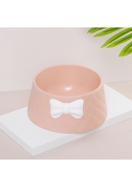 Pembe Pet Köpek Mama Kaseleri Güzel Ilmek Yavru Besleyici Bulaşık Kase Elmas Desen Yay Kedi Kase Su Tatlı Prenses Pet Besleme Kaseleri (Yurt Dışından) fiyatları